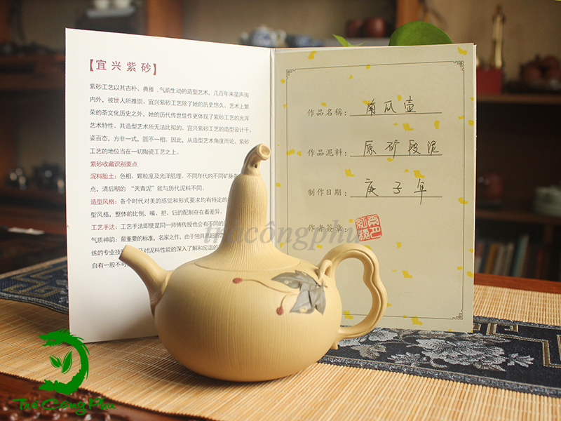 Ấm Tử Sa Cà Đoạn Hồ Lô Nguyên Khoáng Đoàn Nê ATS1106